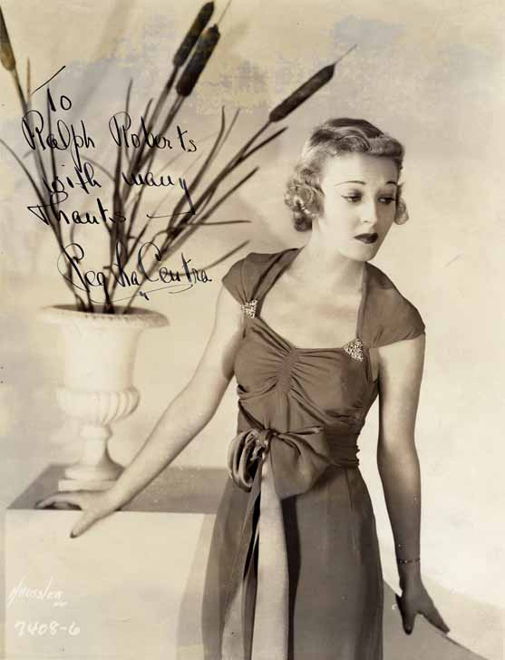 Peg LaCentra Picture Autographed to Ralph Roberts