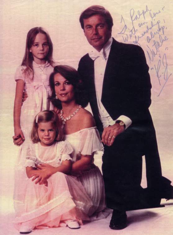 Picture and note from Natalie Wood and Robert Wagner RJ 