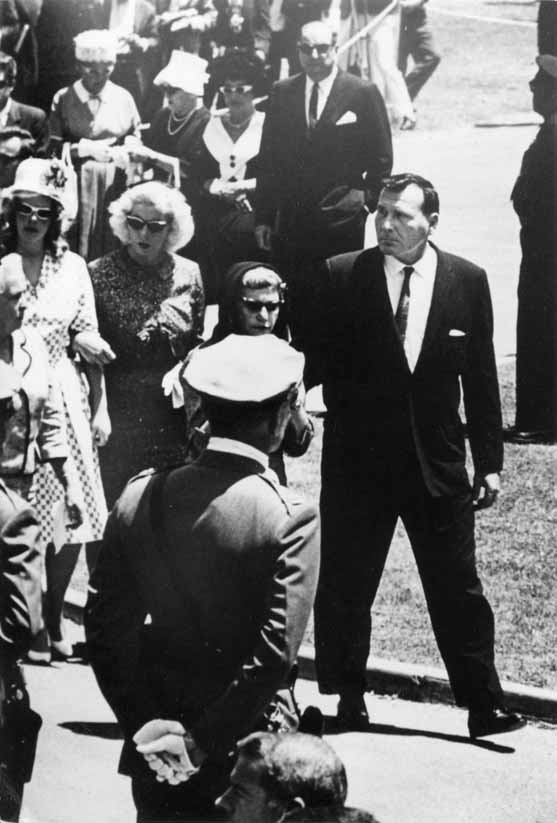 Ralph at Marilyn's Funeral