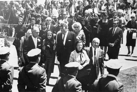 Ralph at Marilyn's Funeral