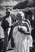 Marilyn smiling for Ralph on the set of "The Misfits"